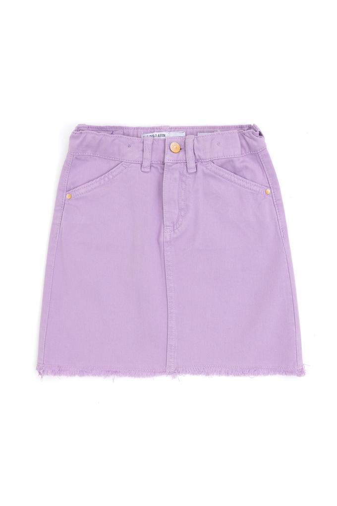 Kız Çocuk Lila Dokuma Etek