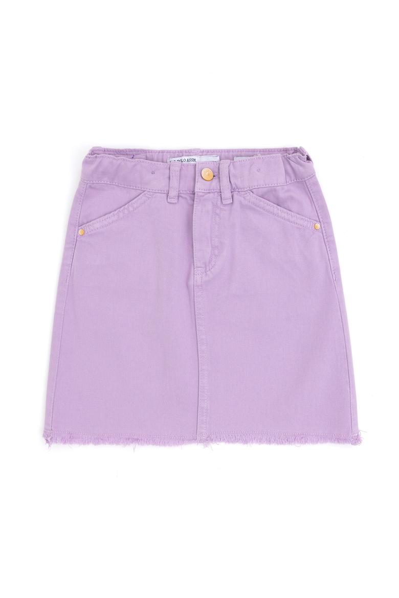 Kız Çocuk Lila Dokuma Etek