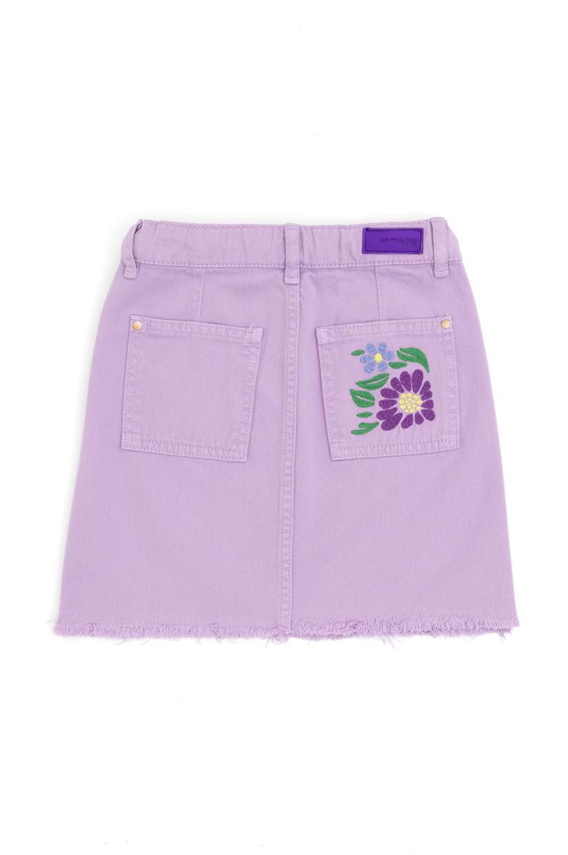 Kız Çocuk Lila Dokuma Etek