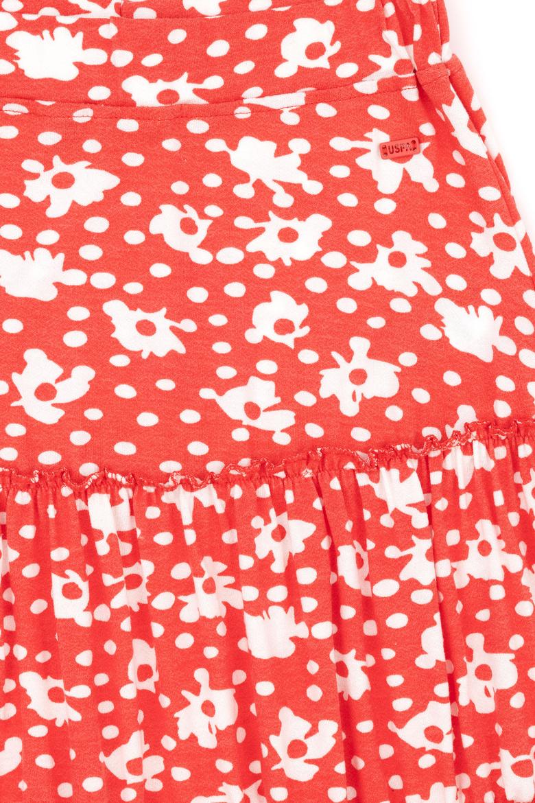 Kız Çocuk Nar Çiçeği Örme Etek - 50284913020