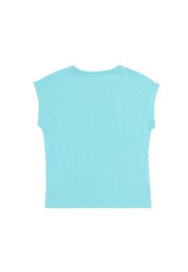 Kız Çocuk Mint Bisiklet YakaTişört - 50283270002