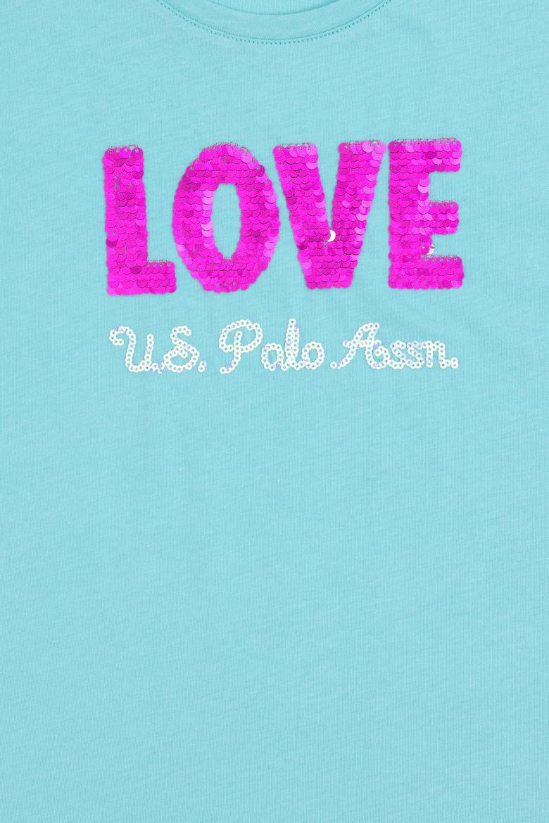 Kız Çocuk Mint Bisiklet YakaTişört - 50283270002