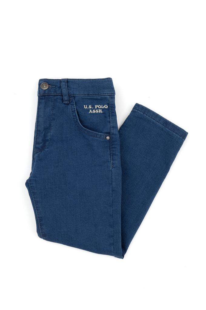 Erkek Çocuk Koyu Mavi Jean Pantolon