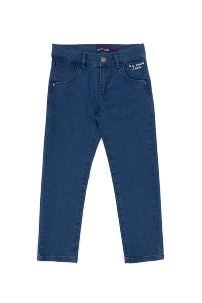 Erkek Çocuk Koyu Mavi Jean Pantolon
