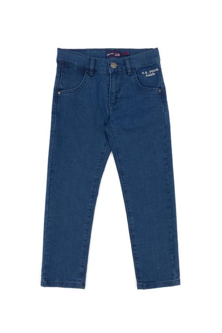 Erkek Çocuk Koyu Mavi Jean Pantolon