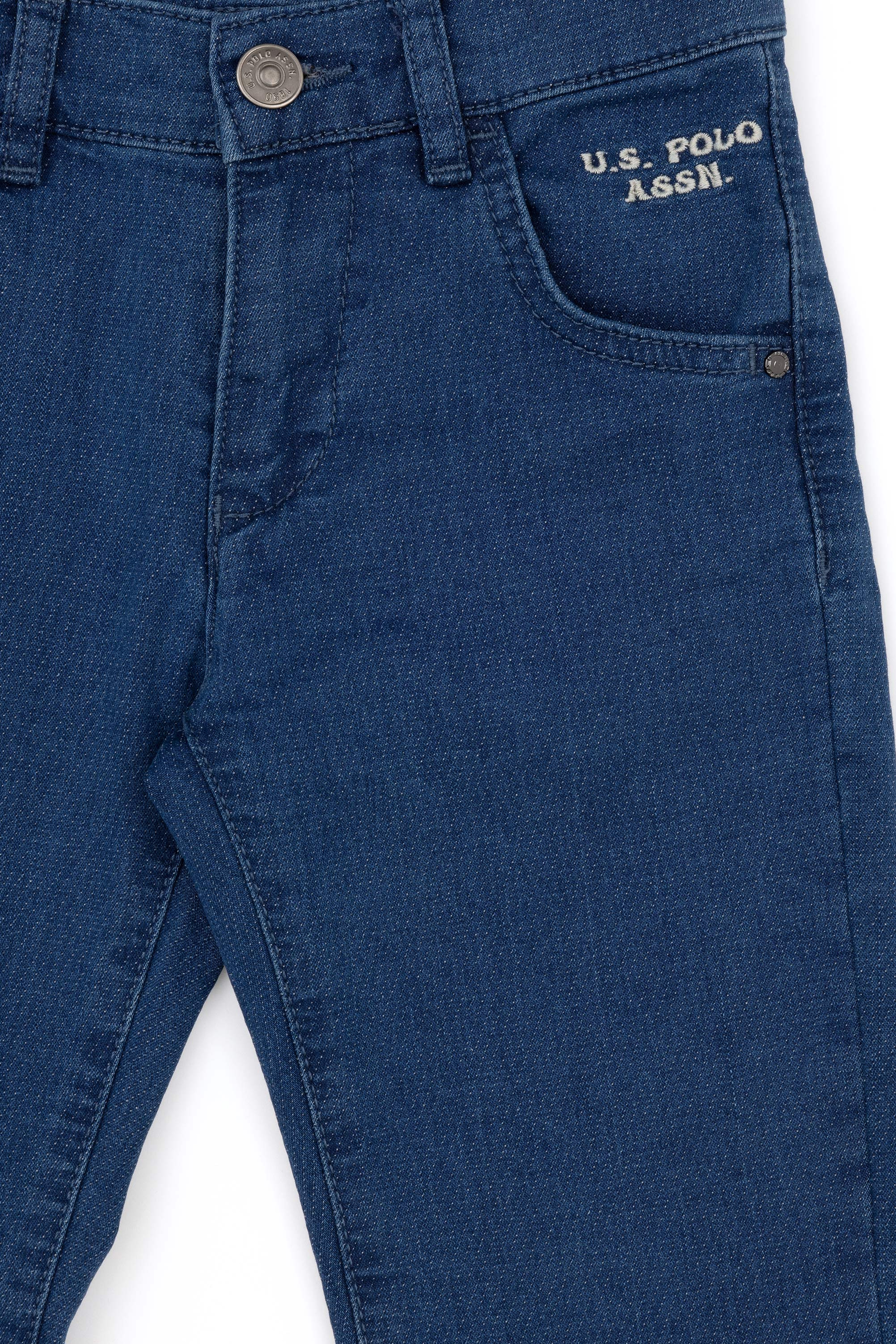 Erkek Çocuk Koyu Mavi Jean Pantolon - Image 4