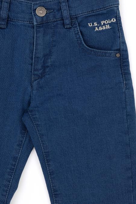 Erkek Çocuk Koyu Mavi Jean Pantolon