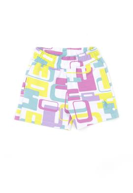 Kız Çocuk Beyaz Örme Şort - 50283318009