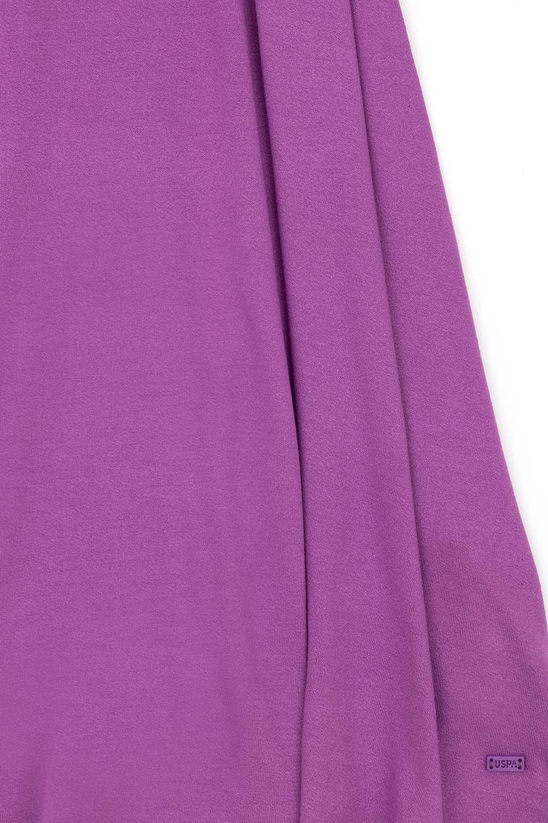 Kız Çocuk Mor Kolsuz Örme Elbise - 50283298023