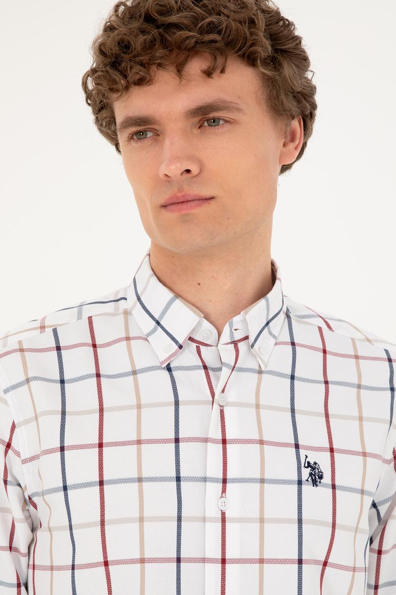 Erkek Beyaz Uzun Kollu Gömlek - 50288855006