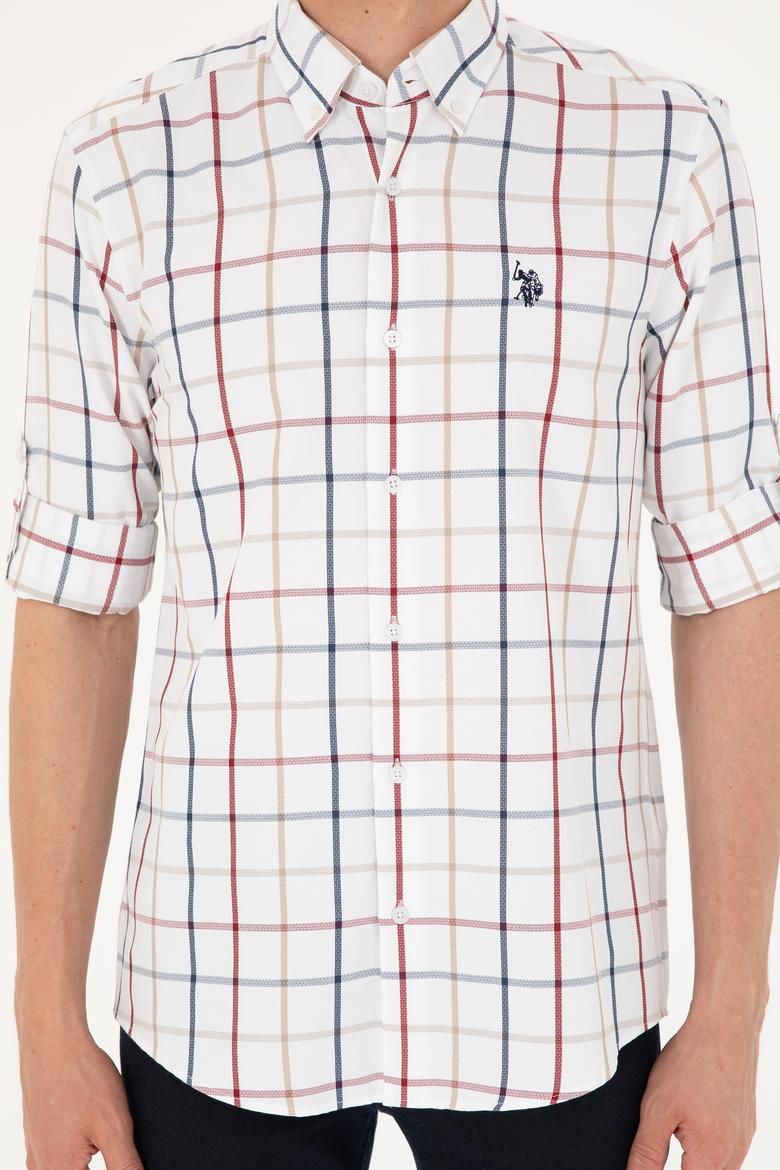 Erkek Beyaz Uzun Kollu Gömlek - 50288855006