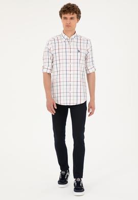 Erkek Beyaz Uzun Kollu Gömlek - 50288855006