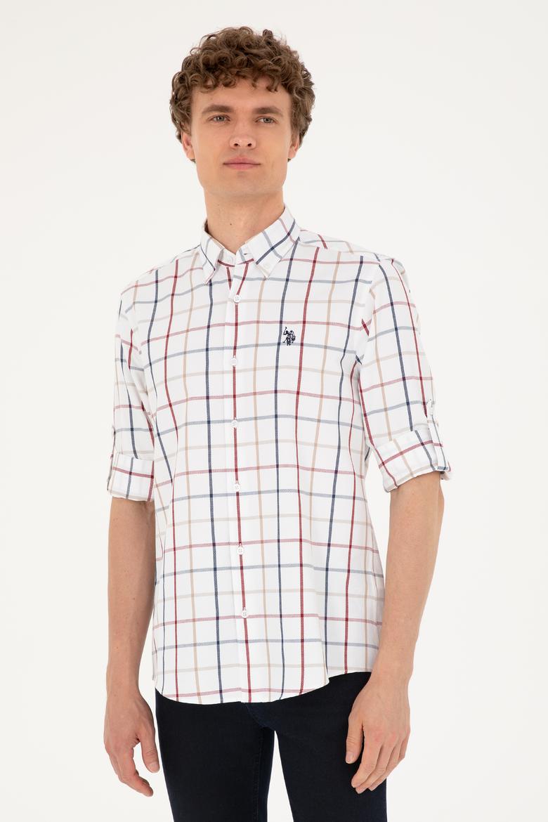 Erkek Beyaz Uzun Kollu Gömlek - 50288855006