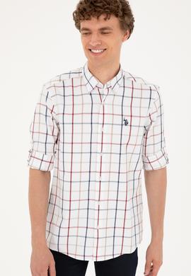 Erkek Beyaz Uzun Kollu Gömlek - 50288855006