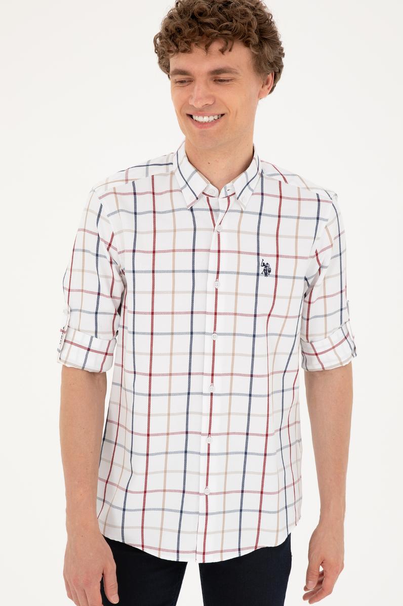 Erkek Beyaz Uzun Kollu Gömlek