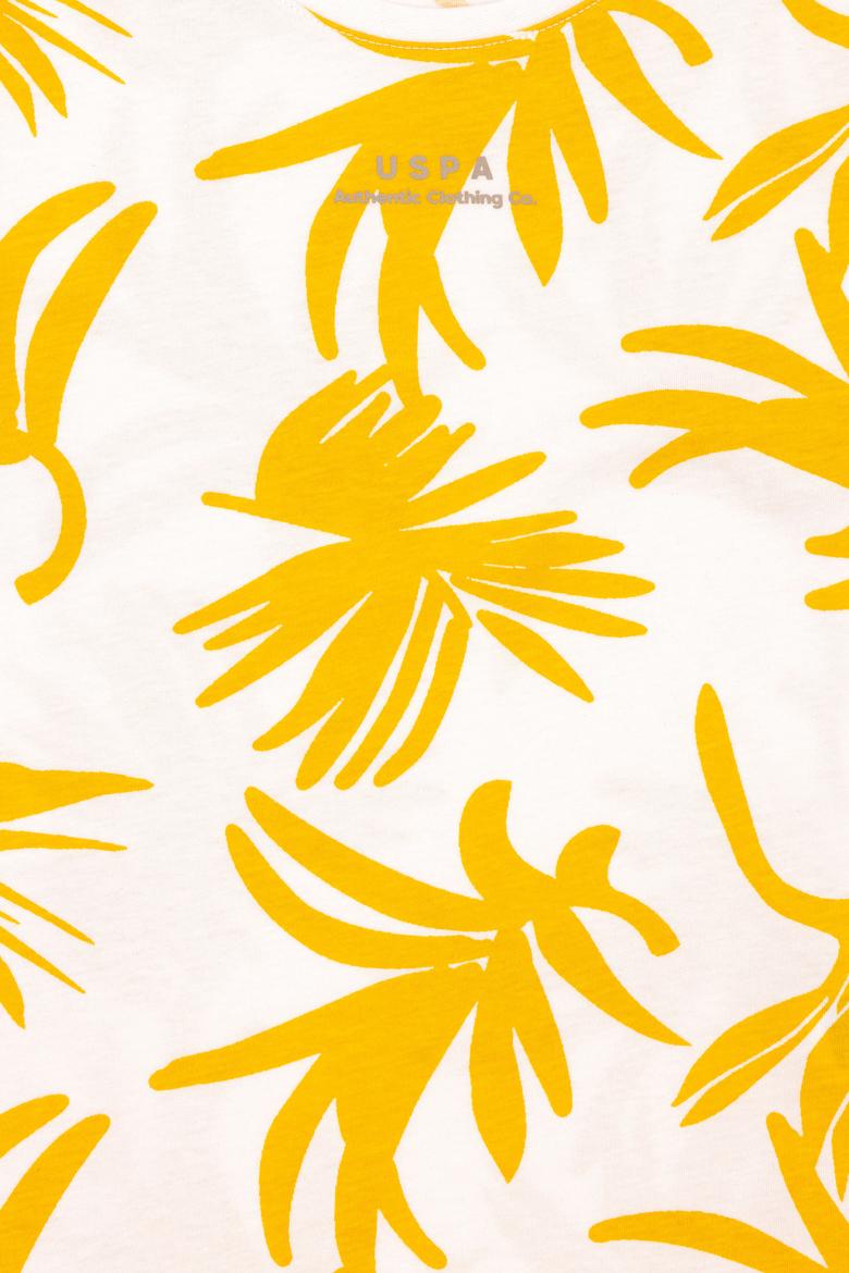 Erkek Çocuk Ekru Oversize Bisiklet Yaka Tişört - 50288055002