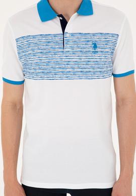 Erkek Regular Fit Polo Yaka Saks Tişört - 50287103017