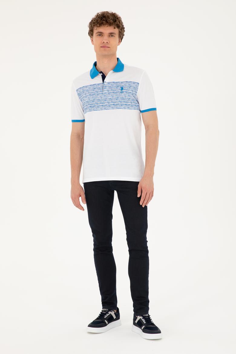 Erkek Regular Fit Polo Yaka Saks Tişört - 50287103017
