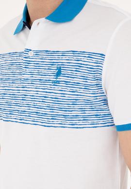 Erkek Regular Fit Polo Yaka Saks Tişört - 50287103017