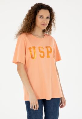 Kadın Somon Basic Tişört - 50280020081