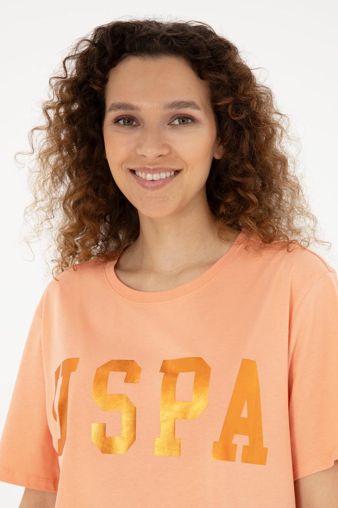 Kadın Somon Basic Tişört