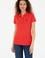 Kadın Kırmızı Basic Polo Yaka Tişört