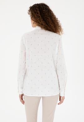 Kadın Su Yeşili Uzun Kollu Gömlek - 50280943017