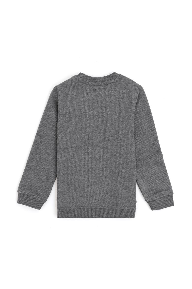 Erkek Bebek Antrasit Melanj Basic Sweatshirt - 50261332080