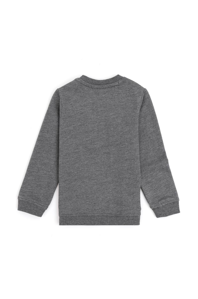 Erkek Bebek Antrasit Melanj Basic Sweatshirt