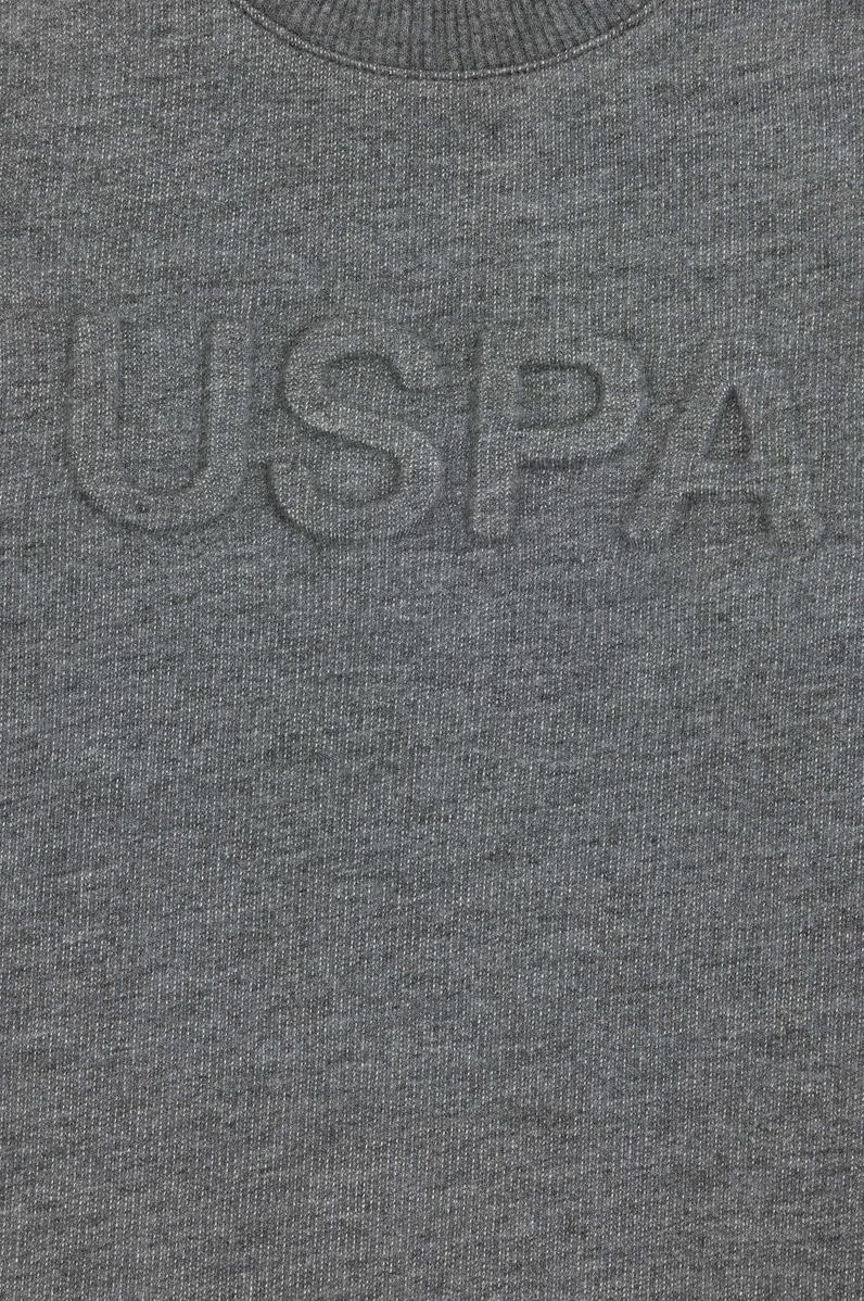 Erkek Bebek Antrasit Melanj Basic Sweatshirt