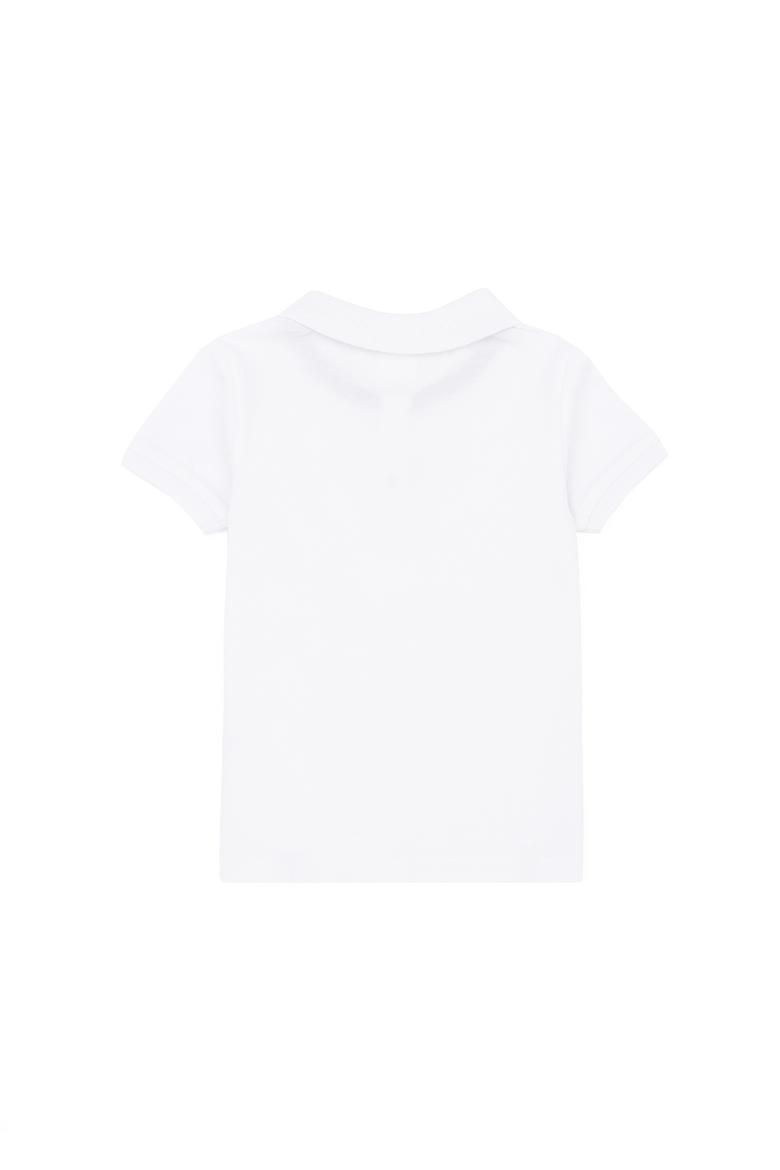 Erkek Bebek Beyaz Basic Tişört - 50265996159