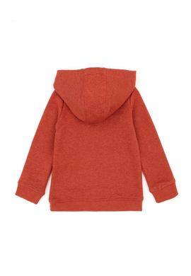 Erkek Bebek Kiremit Melanj Basic Sweatshirt - 50276033079