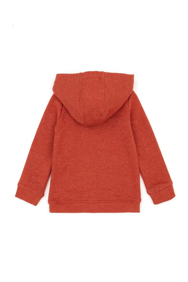 Erkek Bebek Kiremit Melanj Basic Sweatshirt - 50276033079
