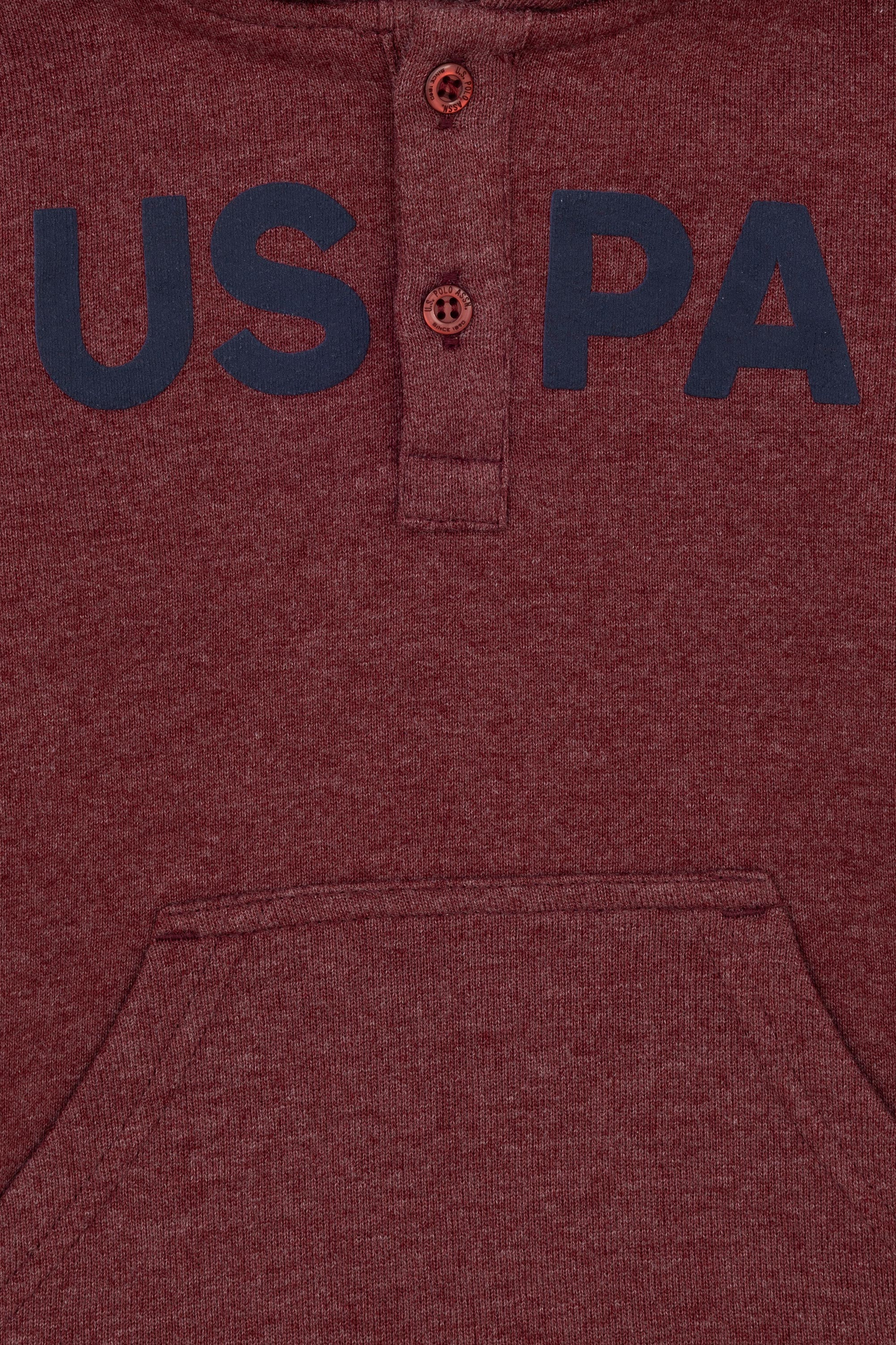 Erkek Bebek Bordo Basic Sweatshirt - Image 3