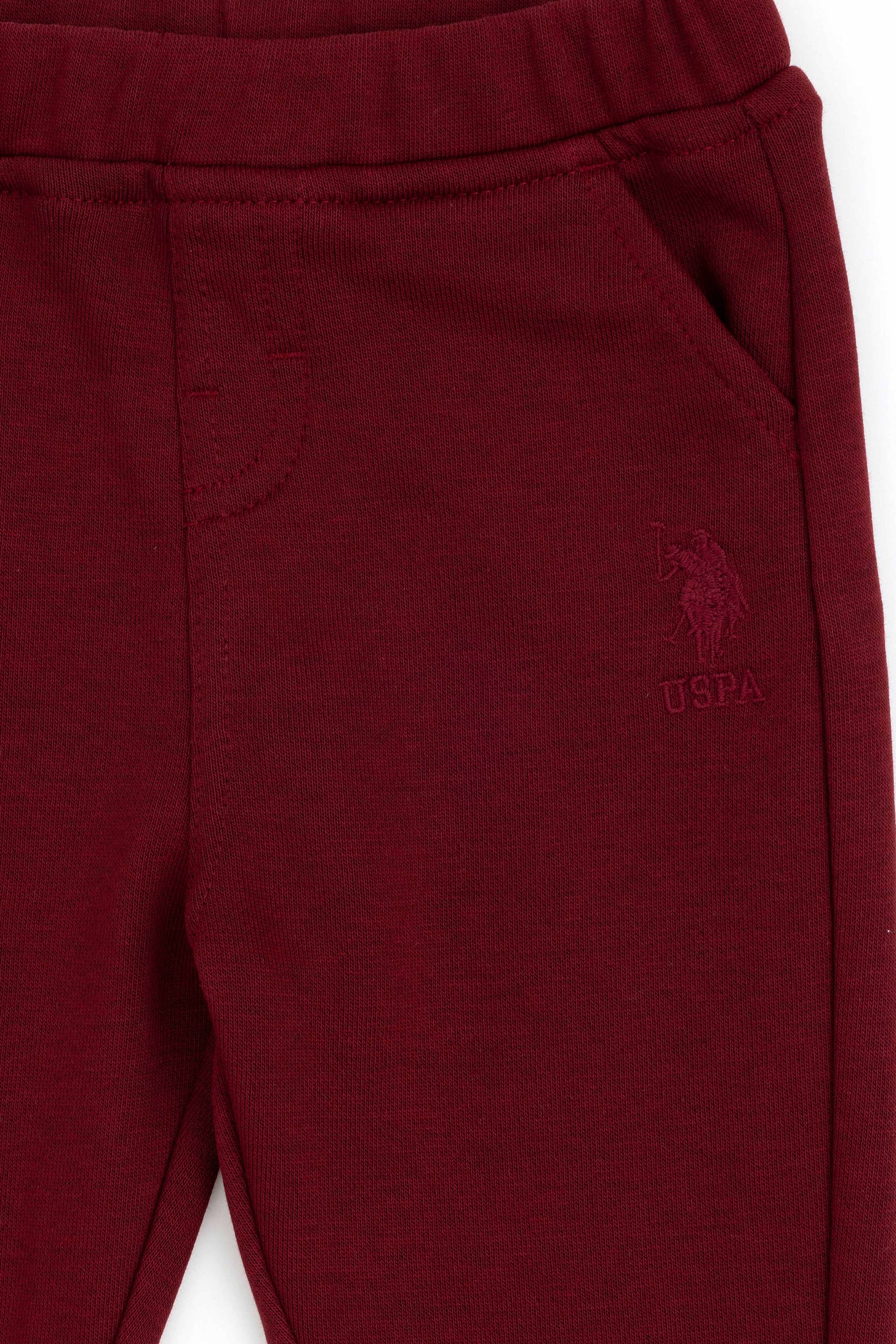 Erkek Bebek Bordo Eşofman Altı - Image 4