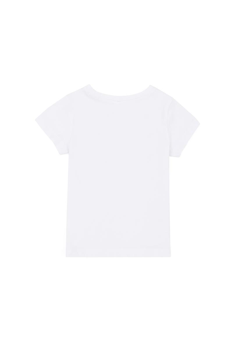 Kız Bebek Beyaz Basic Tişört - 50265713077