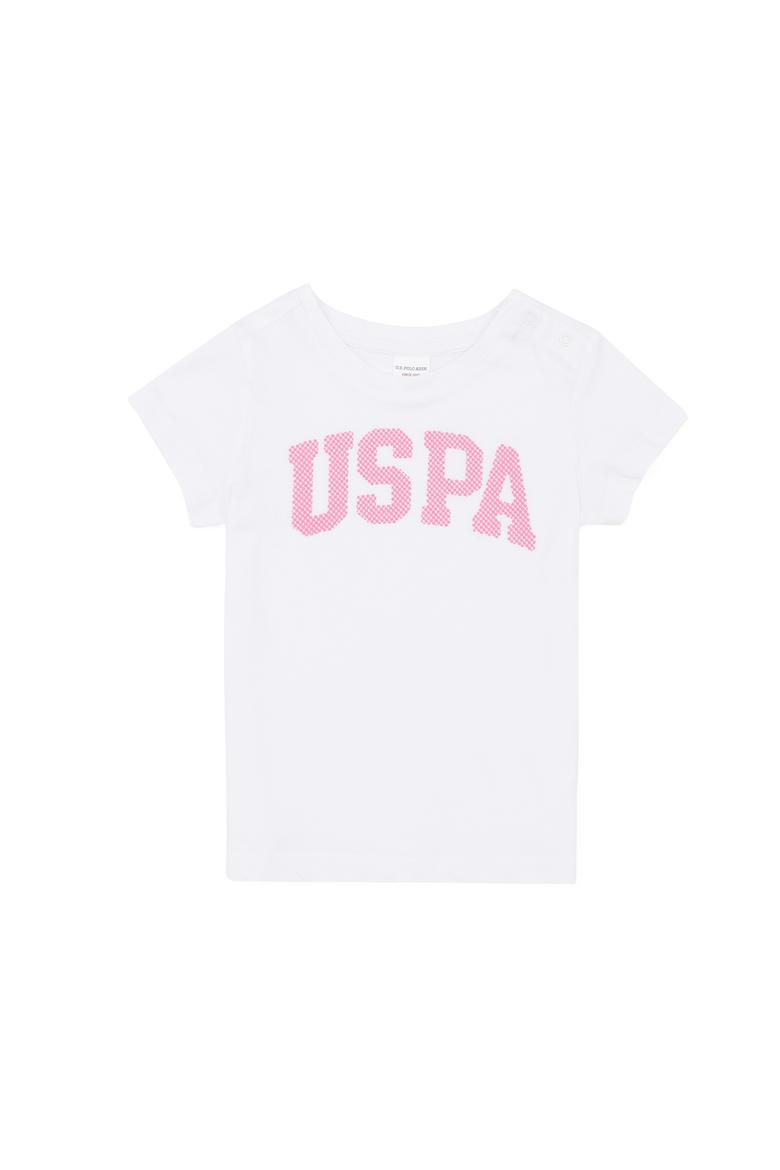 Kız Bebek Beyaz Basic Tişört - 50265713077