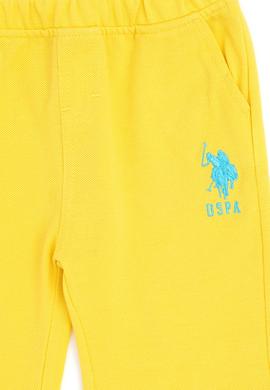 Erkek Bebek Açık Sarı Örme Şort - 50252169068