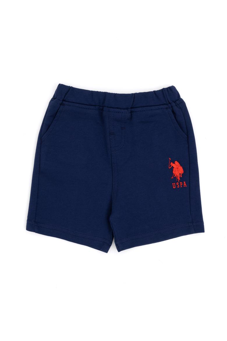 Erkek Bebek Lacivert Örme Şort