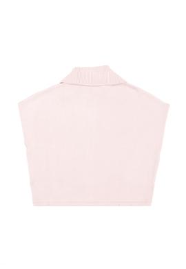 Kız Çocuk Pembe Triko Panço - 50254390010