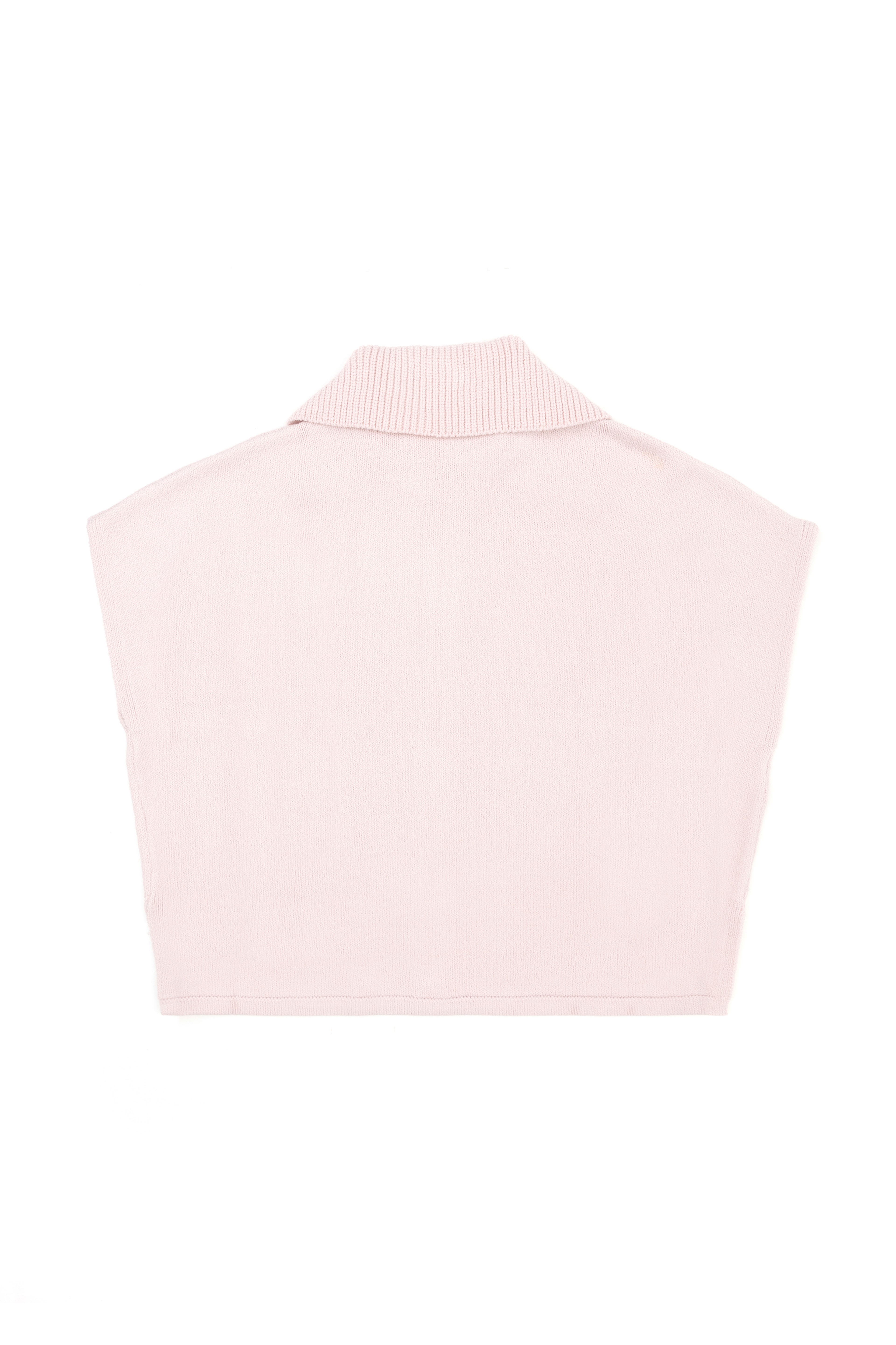 Kız Çocuk Pembe Triko Panço - Image 2