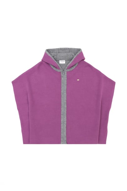 Kız Bebek Violet Triko Panço