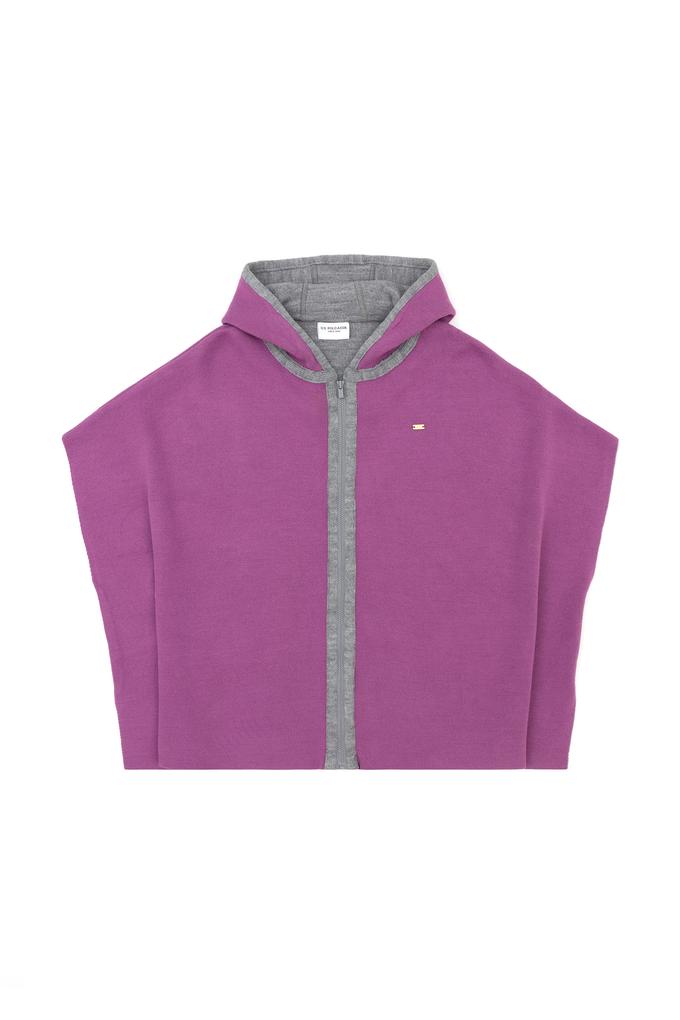 Kız Bebek Violet Triko Panço