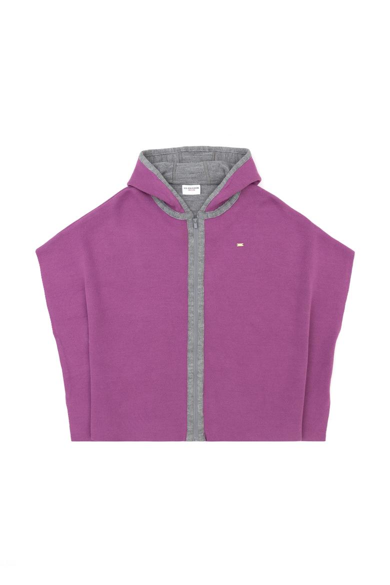 Kız Bebek Violet Triko Panço