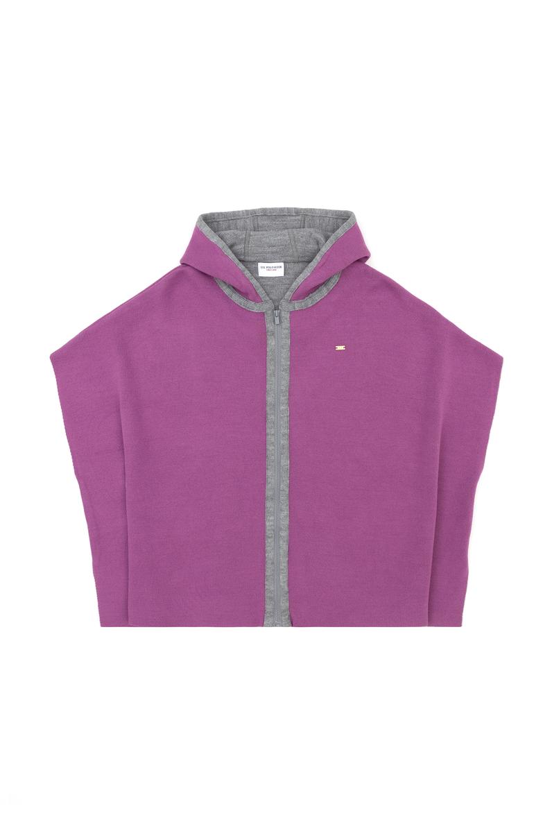 Kız Bebek Violet Triko Panço