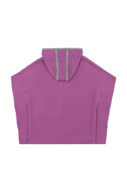 Kız Bebek Violet Triko Panço