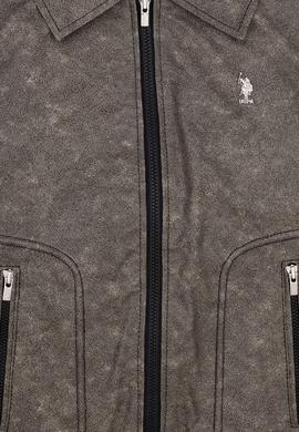 Erkek Çocuk Antrasit Deri Ceket - 50279014004