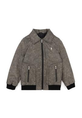 Erkek Çocuk Antrasit Deri Ceket - 50279014004