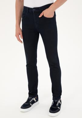 Erkek Koyu Mavi Jean Pantolon - 50256695039