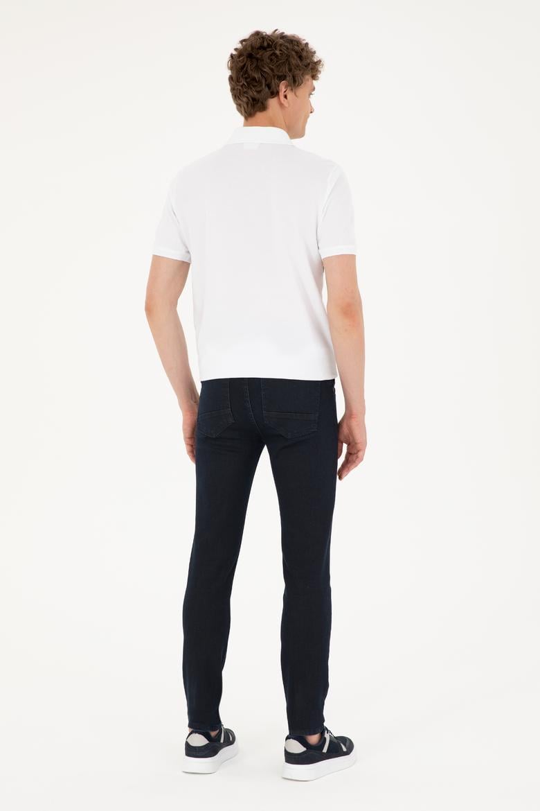 Erkek Koyu Mavi Jean Pantolon - 50256695039